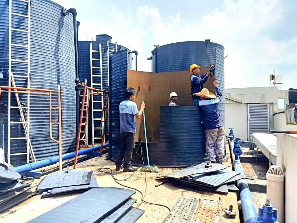 Pressed Steel Water Tank